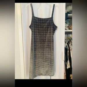 Black and grey sparkly bodycon dress